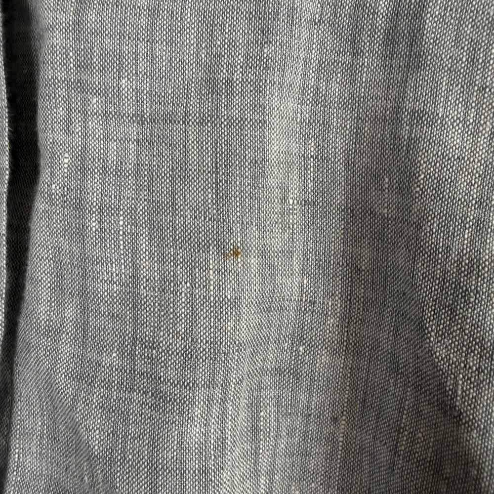 Eileen Fisher Organic Linen Button Down Shirt XS TP Classic Collar Quiet Luxury - Picture 7 of 10